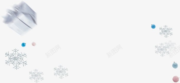 冬日雪花纷飞装饰png免抠素材_新图网 https://ixintu.com 冬日 纷飞 装饰 雪花
