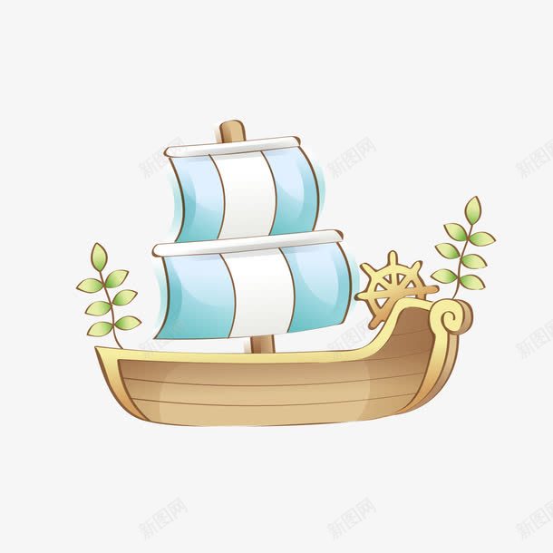 手绘卡通轮船图案png免抠素材_新图网 https://ixintu.com 图案 手绘 手绘卡通轮船图案 轮船 轮船图案