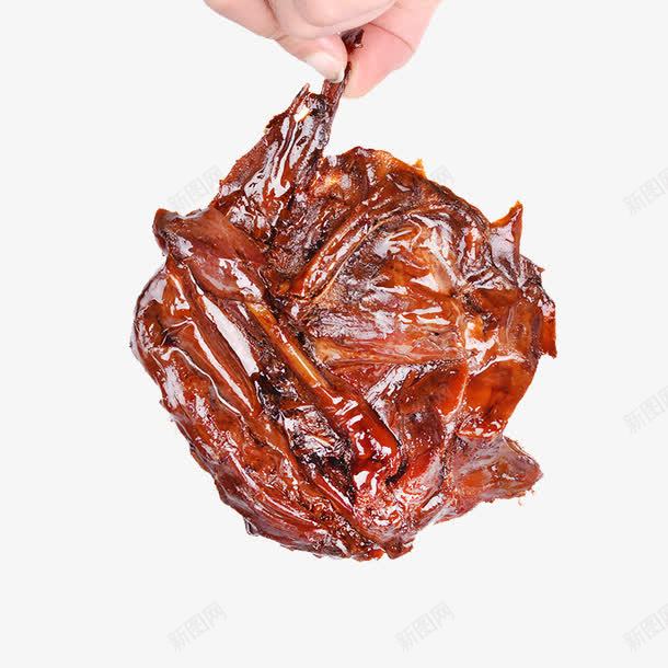 手拿酱鸭png免抠素材_新图网 https://ixintu.com png素材 产品实物 小吃 零食 鸭肉