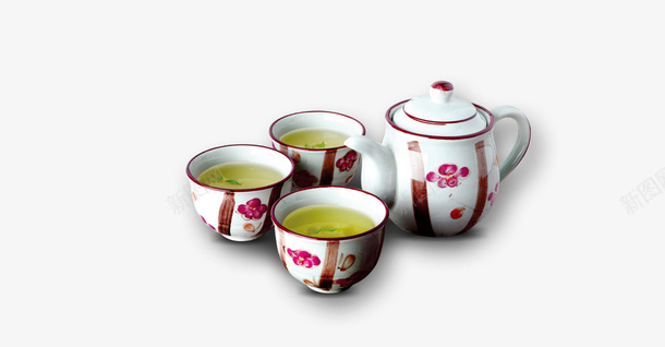 传统茶具psd免抠素材_新图网 https://ixintu.com 传统茶具 茶具图片 茶壶 茶杯