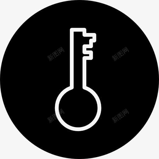 重点概述密码界面符号里一圈图标png_新图网 https://ixintu.com 关键 勾勒出轮廓 圆 安全 密码 接口 象征 钥匙