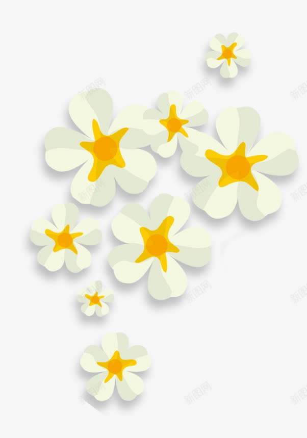卡通唯美立体手绘花png免抠素材_新图网 https://ixintu.com 卡通 唯美 手绘 立体 花