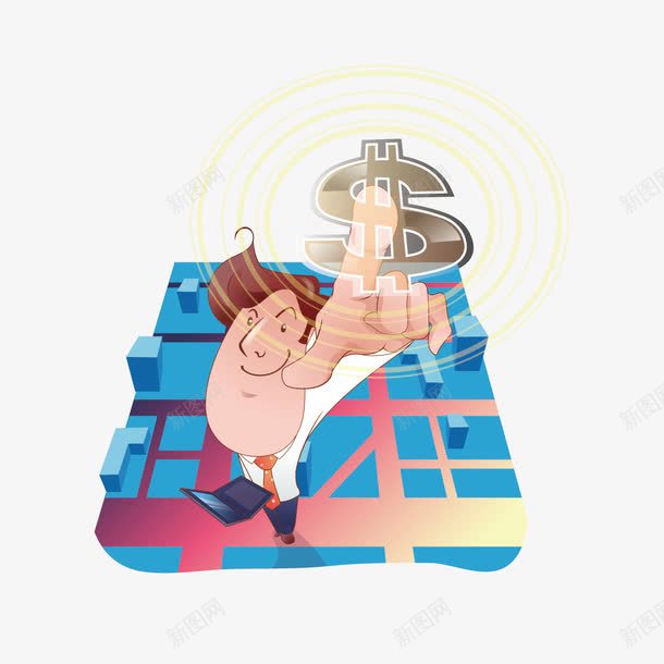 商务理财png免抠素材_新图网 https://ixintu.com 人 商务理财 理财 金融