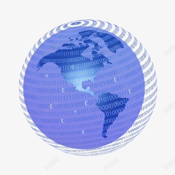 科技互联网地球矢量图ai免抠素材_新图网 https://ixintu.com 互联网 地球 科技 矢量图