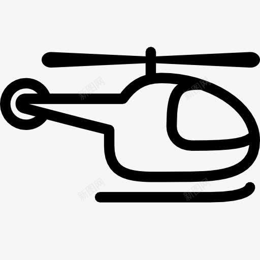 直升机ios7Lineicons图标png_新图网 https://ixintu.com helicopter 直升机