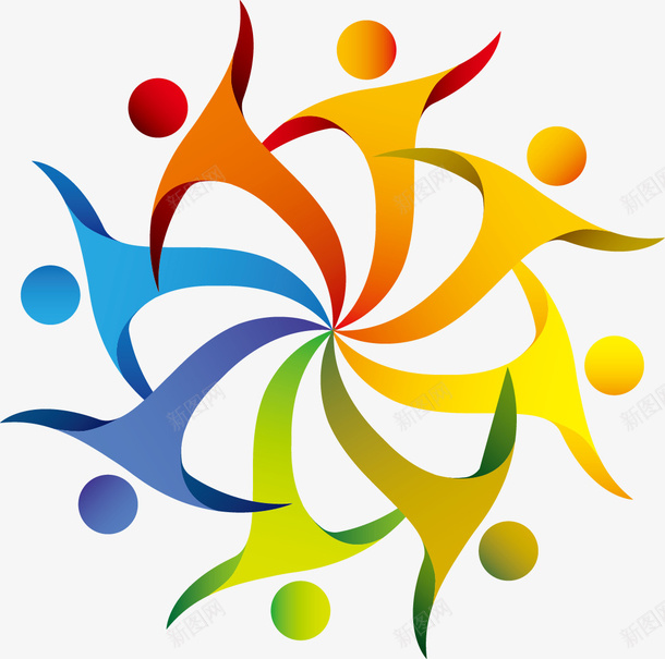 手绘图标矢量图ai_新图网 https://ixintu.com 3D LOGO logo设计理念 图标 手绘 立体 矢量图