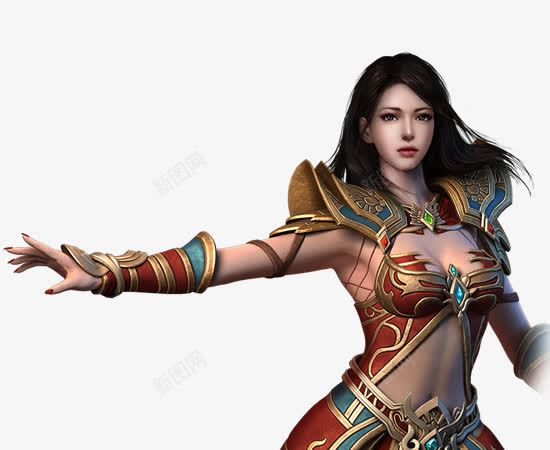 手绘黑色头发美女png免抠素材_新图网 https://ixintu.com 头发 美女 黑色