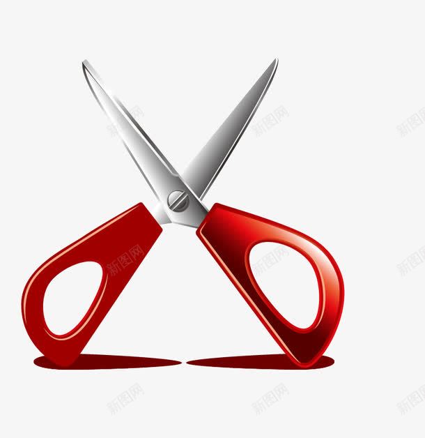 裁缝工具png免抠素材_新图网 https://ixintu.com 刀 剪刀 工具 红色 裁剪