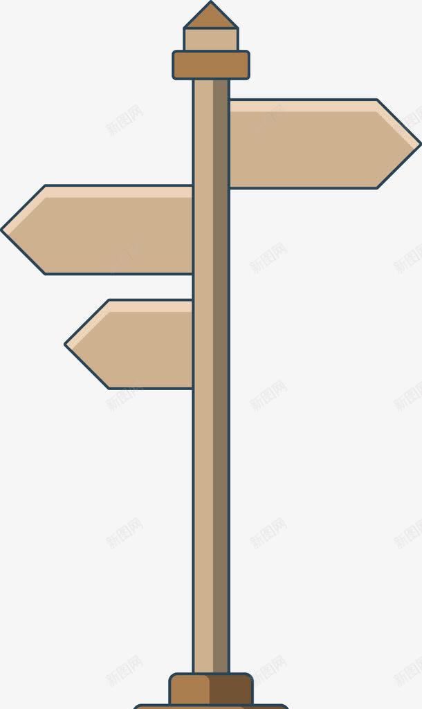 卡通方向指示标志图标png_新图网 https://ixintu.com 创意 动漫动画 卡通 手绘 方向指示标志 简约