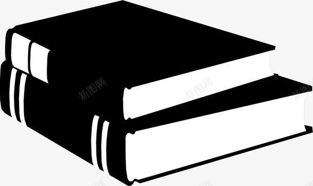 黑色课本线装书png免抠素材_新图网 https://ixintu.com 书 矢量线装书 线装书 课本 黑色