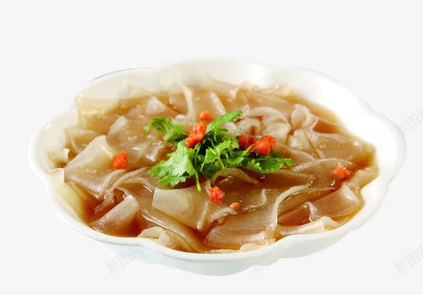 凉拌粉皮png免抠素材_新图网 https://ixintu.com 凉菜 粉皮 醋 香菜