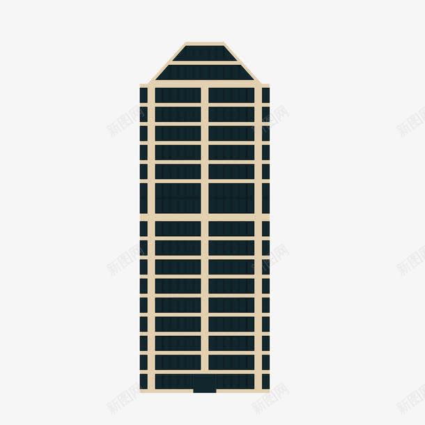 卡通建筑png免抠素材_新图网 https://ixintu.com MG动画 ppt 几何房子 可爱 平面建筑 房子 扁平化 简约