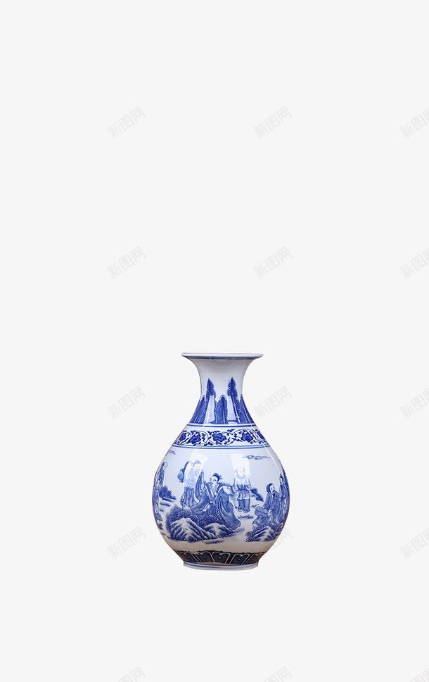青花瓷瓶子png免抠素材_新图网 https://ixintu.com png图形 png装饰 瓶子 花纹 装饰 青花瓷