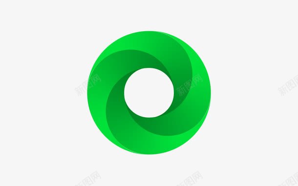 绿色圆形拼减APP图标png_新图网 https://ixintu.com APP图标 PNG 圆形 圆形拼减 绿色