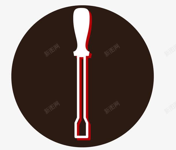 起子图标矢量图ai_新图网 https://ixintu.com 修理 卡通 图标 工具 维修 起子 矢量图