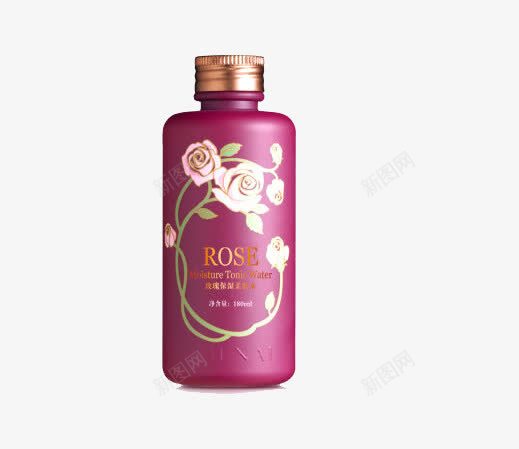 玫瑰爽肤水png免抠素材_新图网 https://ixintu.com 产品实物 保湿 爽肤水