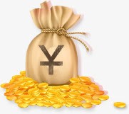 手绘卡通进步钱包装饰png免抠素材_新图网 https://ixintu.com 卡通 装饰 进步 钱包