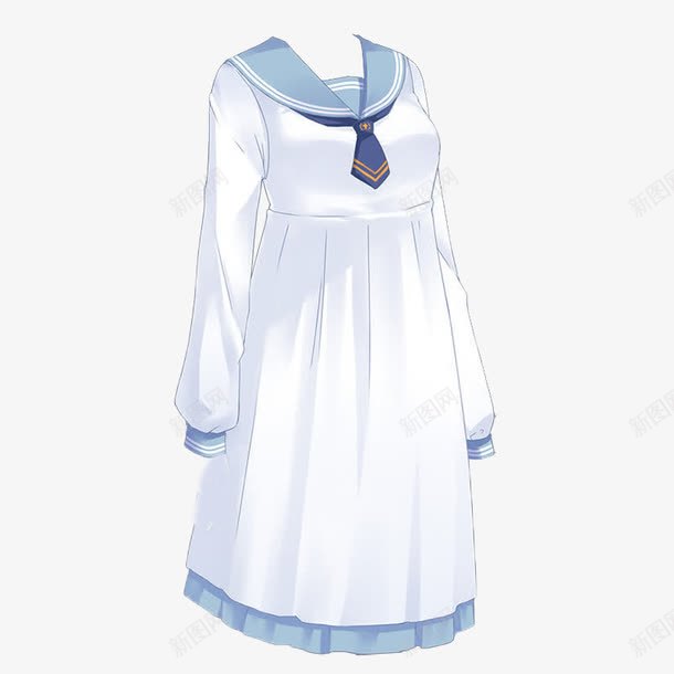 校服png免抠素材_新图网 https://ixintu.com 学生装 服装 校服 衣服 裙子