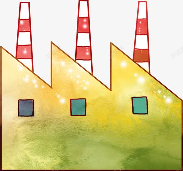 手绘希望工程建筑png免抠素材_新图网 https://ixintu.com 工程 希望 建筑