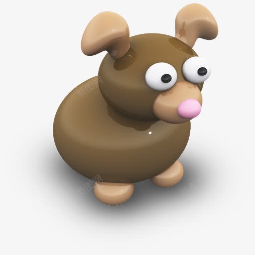 陶瓷风格3D卡通小动物图标png_新图网 https://ixintu.com 3d 卡通 图标 小动物 陶瓷 风格