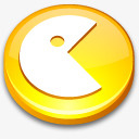 电脑游戏吃豆子晶莹剔透png免抠素材_新图网 https://ixintu.com computer game pacman 吃豆子 游戏 电脑