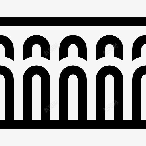 渡槽图标png_新图网 https://ixintu.com 塞哥维亚 渡槽 纪念碑 西班牙