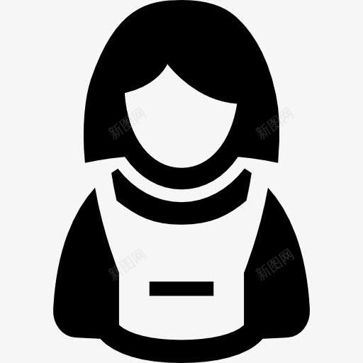 女人图标png_新图网 https://ixintu.com 个人用户 人 女性用户 擦拭 清洁 用户图标