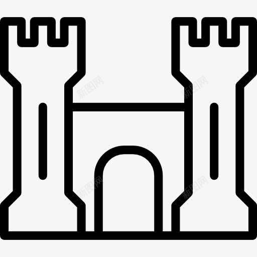 城堡图标png_新图网 https://ixintu.com 传奇 城堡 幻想 建筑与城市 民间传说 童话故事 纪念碑