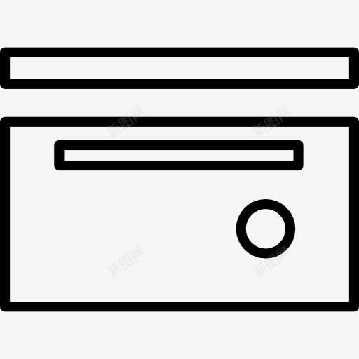 矩形的信用卡图标png_新图网 https://ixintu.com 信用卡 商业 现金卡 银行