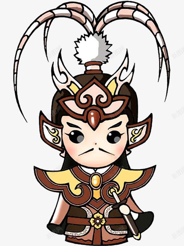 元帅png免抠素材_新图网 https://ixintu.com 上将 元帅 卡通的 古代 将军 帅气的 战争 手绘的 打仗