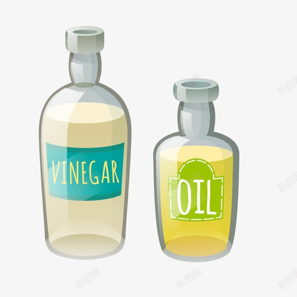 玻璃瓶产品包装png免抠素材_新图网 https://ixintu.com 产品 包装 扁平化 玻璃瓶