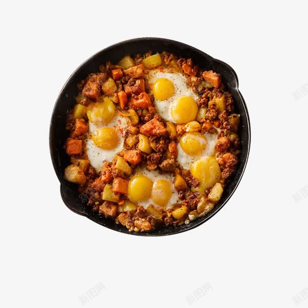 鸡蛋肉丝红椒拌饭png免抠素材_新图网 https://ixintu.com 产品实物 养身 小吃