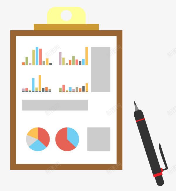 统计图png免抠素材_新图网 https://ixintu.com 数据 研究 笔 统计图