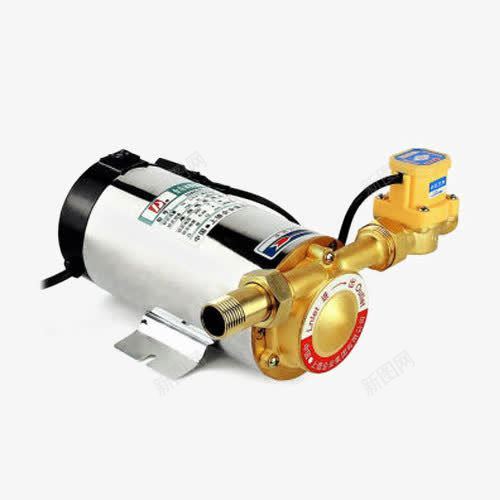 太阳能燃气热水器增压泵png免抠素材_新图网 https://ixintu.com 产品实物 全自动 加压泵 泵 自来水