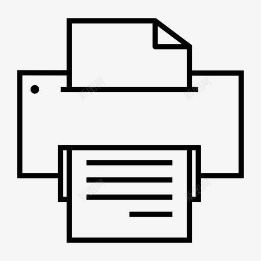 纸类打印打印机印刷办公图标集png_新图网 https://ixintu.com Paper print printer printing 印刷 打印 打印机 纸类