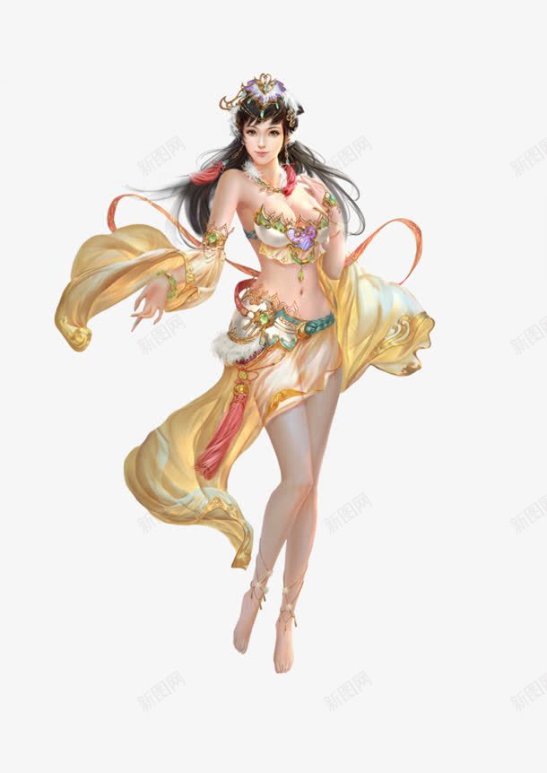 手绘商城女png免抠素材_新图网 https://ixintu.com 商城 手绘