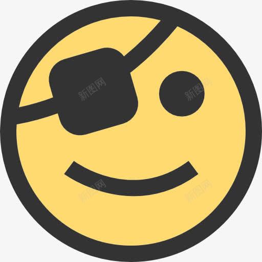 海盗图标png_新图网 https://ixintu.com 感情 海盗 表情 表情符号