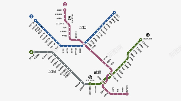 武汉地铁线路矢量图ai免抠素材_新图网 https://ixintu.com 地铁 武汉 武汉地铁 武汉地铁图 武汉地铁线路 武汉地铁线路图 矢量图
