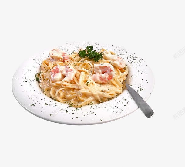 奶油意大利面条png免抠素材_新图网 https://ixintu.com 彩色 意大利面食 面 面食 食物