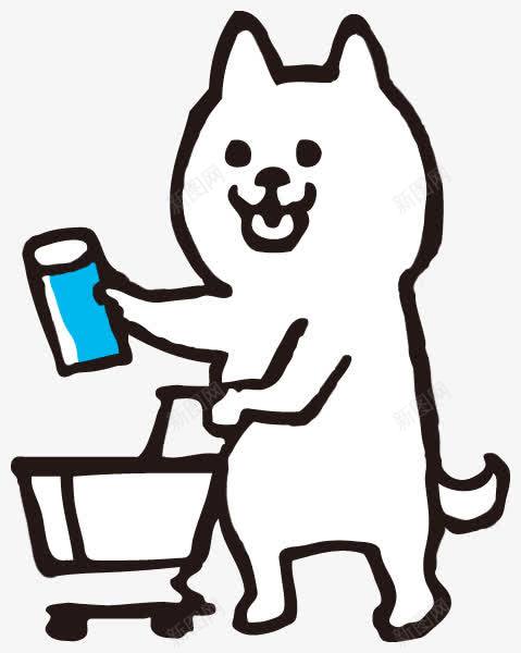 手绘推车的动物png免抠素材_新图网 https://ixintu.com 动物 手绘画 推车的动物 矢量装饰 装饰