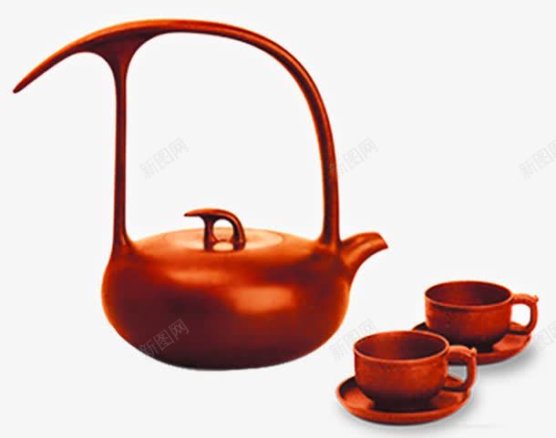 棕色茶壶毛笔字png免抠素材_新图网 https://ixintu.com 棕色 毛笔字 素材 茶壶