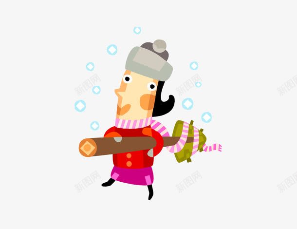 卡通女性装饰圣诞树png免抠素材_新图网 https://ixintu.com PNG 卡通 圣诞树 圣诞节 女性