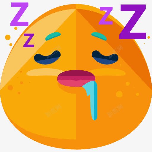 困图标png_新图网 https://ixintu.com 昏昏欲睡 睡眠不足 表情 表情符号