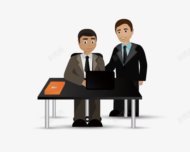 办公商务人士矢量图eps免抠素材_新图网 https://ixintu.com 办公商务人士 商务男人 男生 矢量图