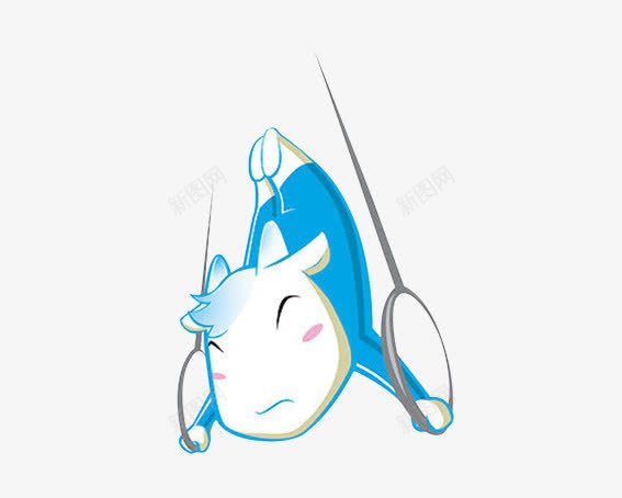 小羊锻炼身体png免抠素材_新图网 https://ixintu.com 卡通动物 卡通动物运动会 卡通羊 生肖 白色 粉色 羊 蓝色 运动