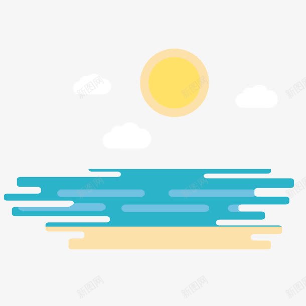 日出png免抠素材_新图网 https://ixintu.com 日出 素材 自然 蓝色