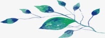 蓝色唯美春日植物png免抠素材_新图网 https://ixintu.com 春日 植物 蓝色