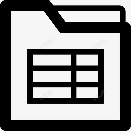 Excel文件文件文件夹表格文图标png_新图网 https://ixintu.com Excel Excel文件 files folder table 文件 文件夹 表格文件