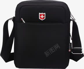 黑色男士公文包斜挎包png免抠素材_新图网 https://ixintu.com 公文包 挎包 男士 黑色