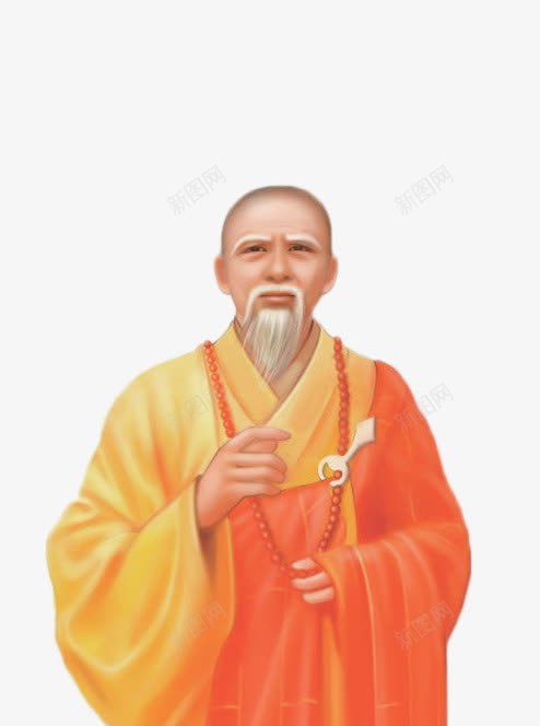 袈裟和尚png免抠素材_新图网 https://ixintu.com 古代 和尚 素材 袈裟